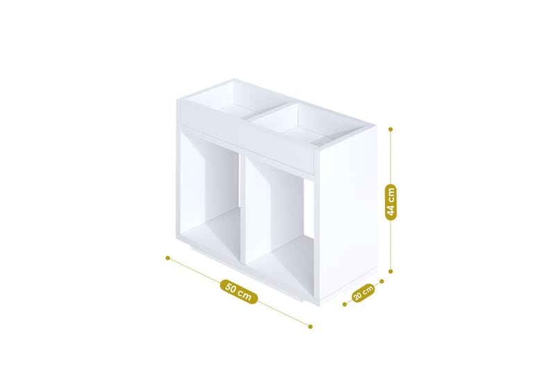 Haim Bokhylla 50 cm Vit - Förvaring - Hyllor - Bokhylla