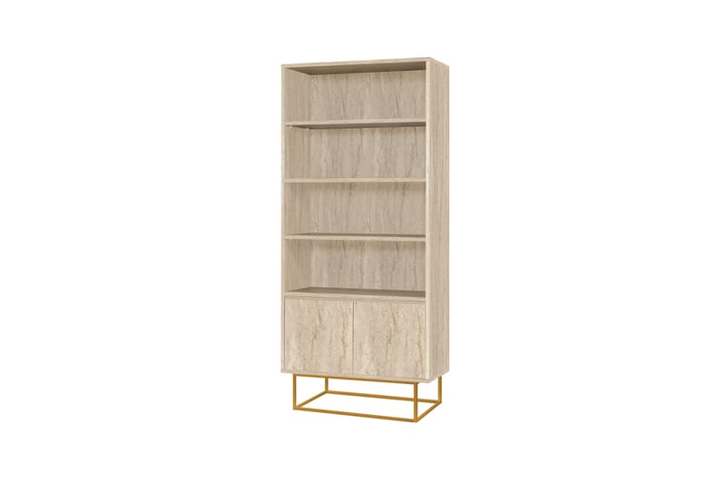 Laxus Bokhylla 80 cm Beige - Förvaring - Hyllor - Bokhylla