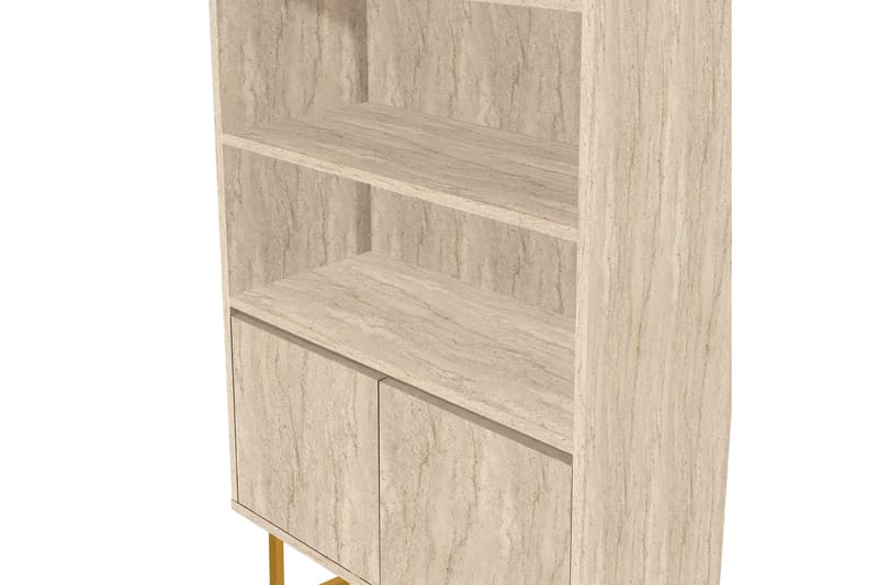 Laxus Bokhylla 80 cm Beige - Förvaring - Hyllor - Bokhylla