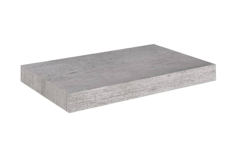 Svävande vägghylla betonggrå 40x23x3,8 cm MDF - Betonggrå - Förvaring - Köksförvaring - Kökshylla