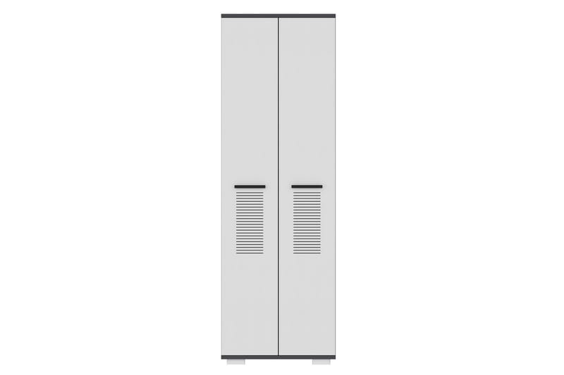 Asimo  Garderob 60x44,6 cm Antracit/Vit - Förvaring - Sko- & klädförvaring - Garderober & garderobssystem