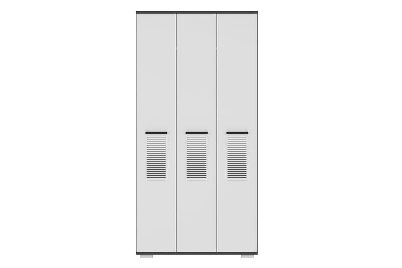 Asimo  Garderob 90x45 cm Antracit/Vit - Förvaring - Sko- & klädförvaring - Garderober & garderobssystem