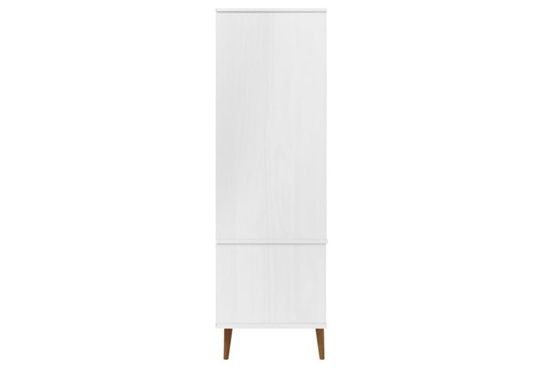 beBasic Garderob vit 90x55x175 cm massiv furu - Förvaring - Sko- & klädförvaring - Garderober & garderobssystem