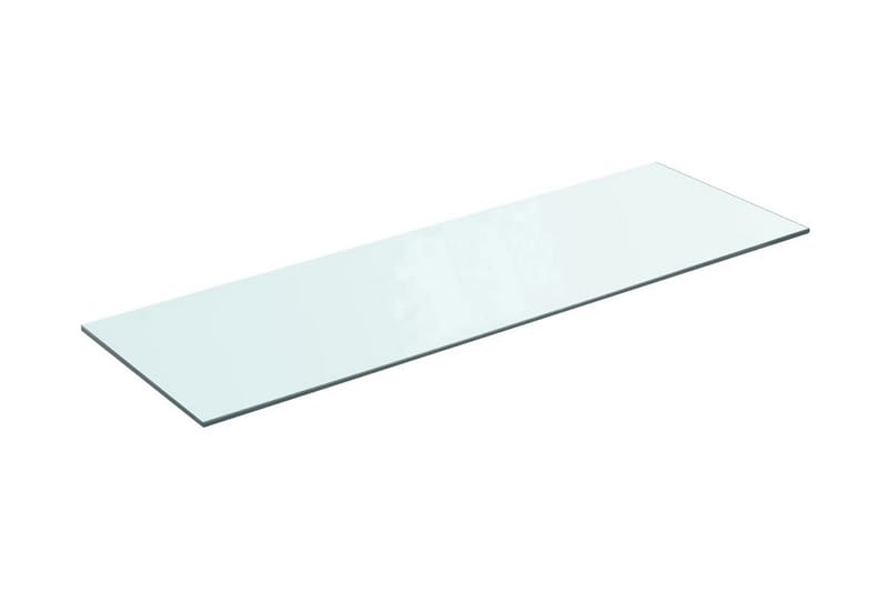 Hyllplan glas genomskinlig 80x25 cm - Transparent - Förvaring - Sko- & klädförvaring - Garderober & garderobssystem - Garderobsinredning - Hyllplan