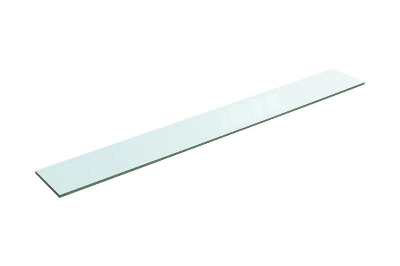 Hyllplan glas genomskinlig 100x12 cm - Transparent - Garderober & garderobssystem - Hyllplan
