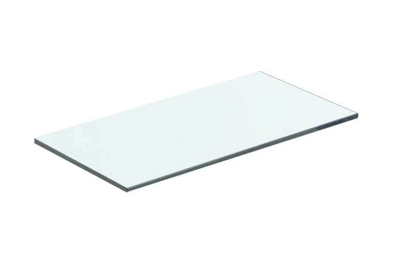 Hyllplan glas genomskinlig 40x15 cm - Transparent - Garderober & garderobssystem - Hyllplan