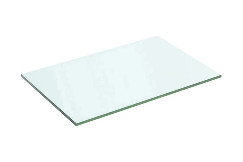 Hyllplan glas genomskinlig 50x25 cm - Transparent - Garderober & garderobssystem - Hyllplan