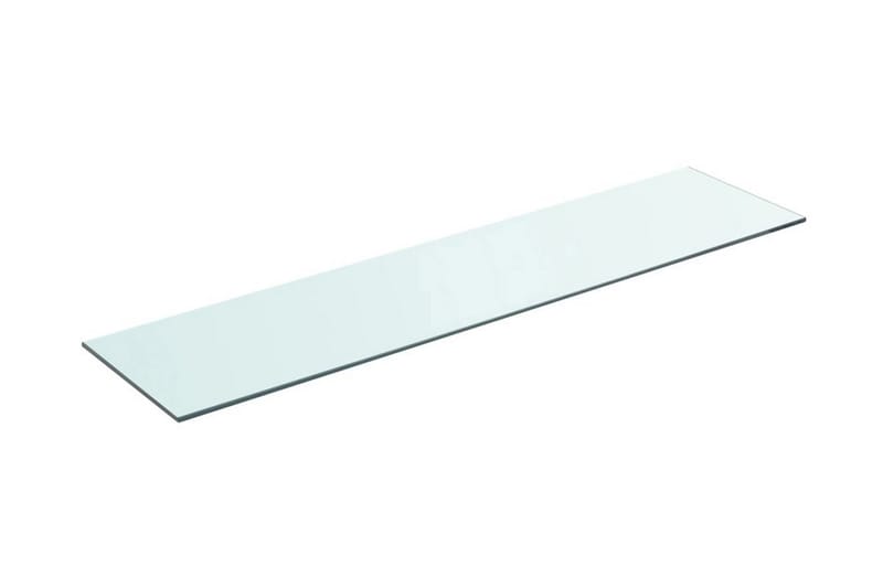 Hyllplan glas genomskinlig 90x20 cm - Transparent - Garderober & garderobssystem - Hyllplan