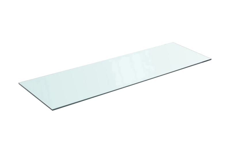 Hyllplan glas genomskinlig 90x30 cm - Transparent - Förvaring - Sko- & klädförvaring - Garderober & garderobssystem