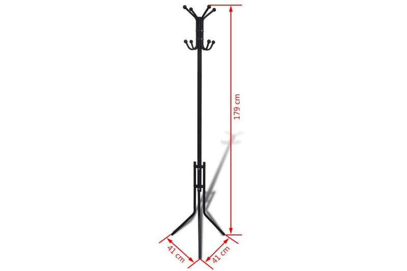 Kapphängare i metall svart - Svart - Förvaring - Sko- & klädförvaring - Klädhängare - Klädkrok