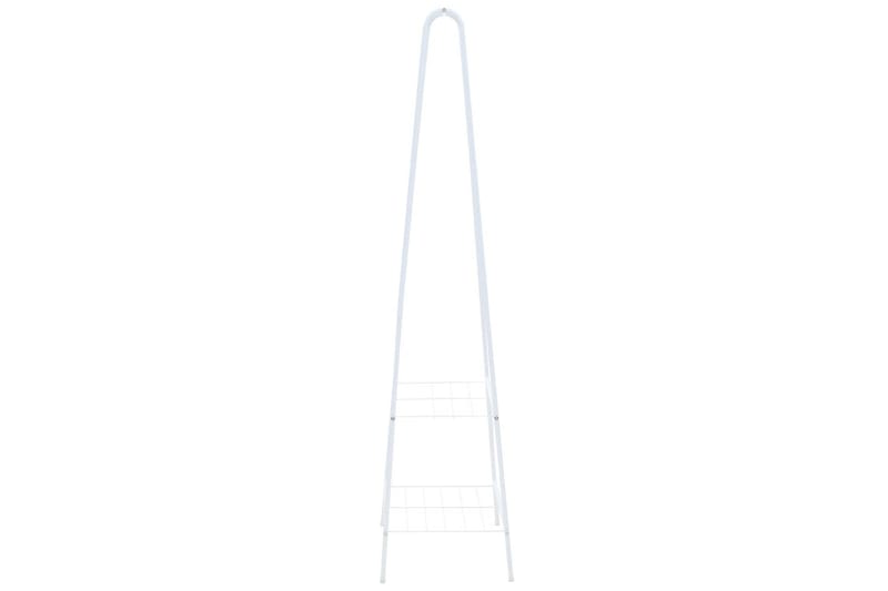 Klädställning 59x35x150 cm vit - Vit - Förvaring - Sko- & klädförvaring - Klädhängare - Klädställning