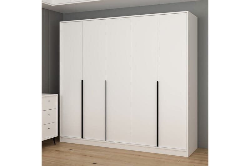 LINDSIE Garderob 60x210 cm Vit - Förvaring - Sko- & klädförvaring - Garderober & garderobssystem