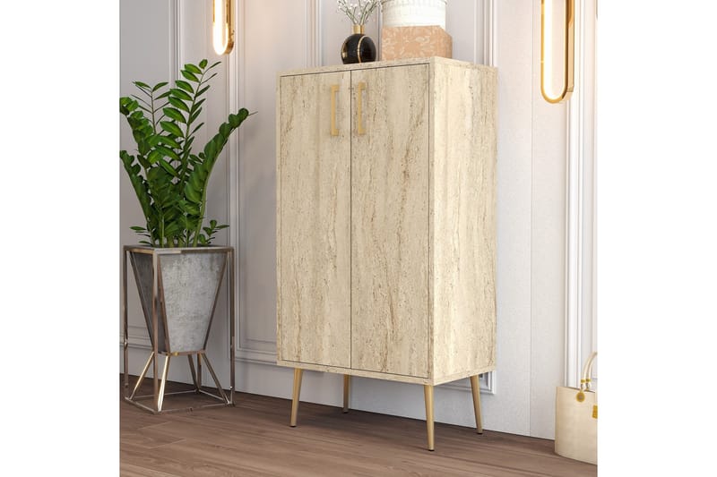 JENEC Skoskåp 60 cm Beige - Förvaring - Sko- & klädförvaring - Skoförvaring