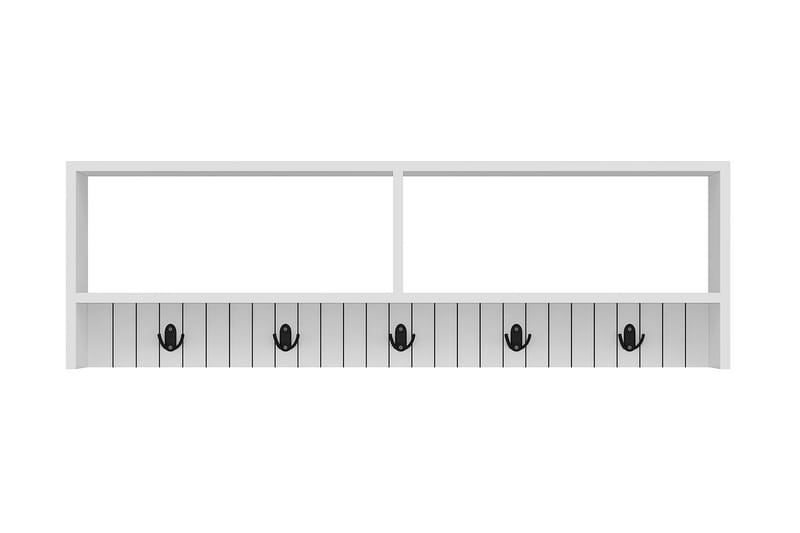 AGATEA Väggkrok 120x36,8 cm Vit - Förvaring - Köksförvaring - Kökshylla