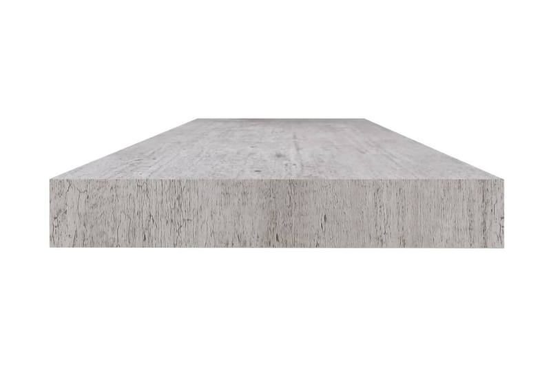 Svävande vägghylla betonggrå 120x23,5x3,8 cm MDF - Betonggrå - Förvaring - Köksförvaring - Kökshylla