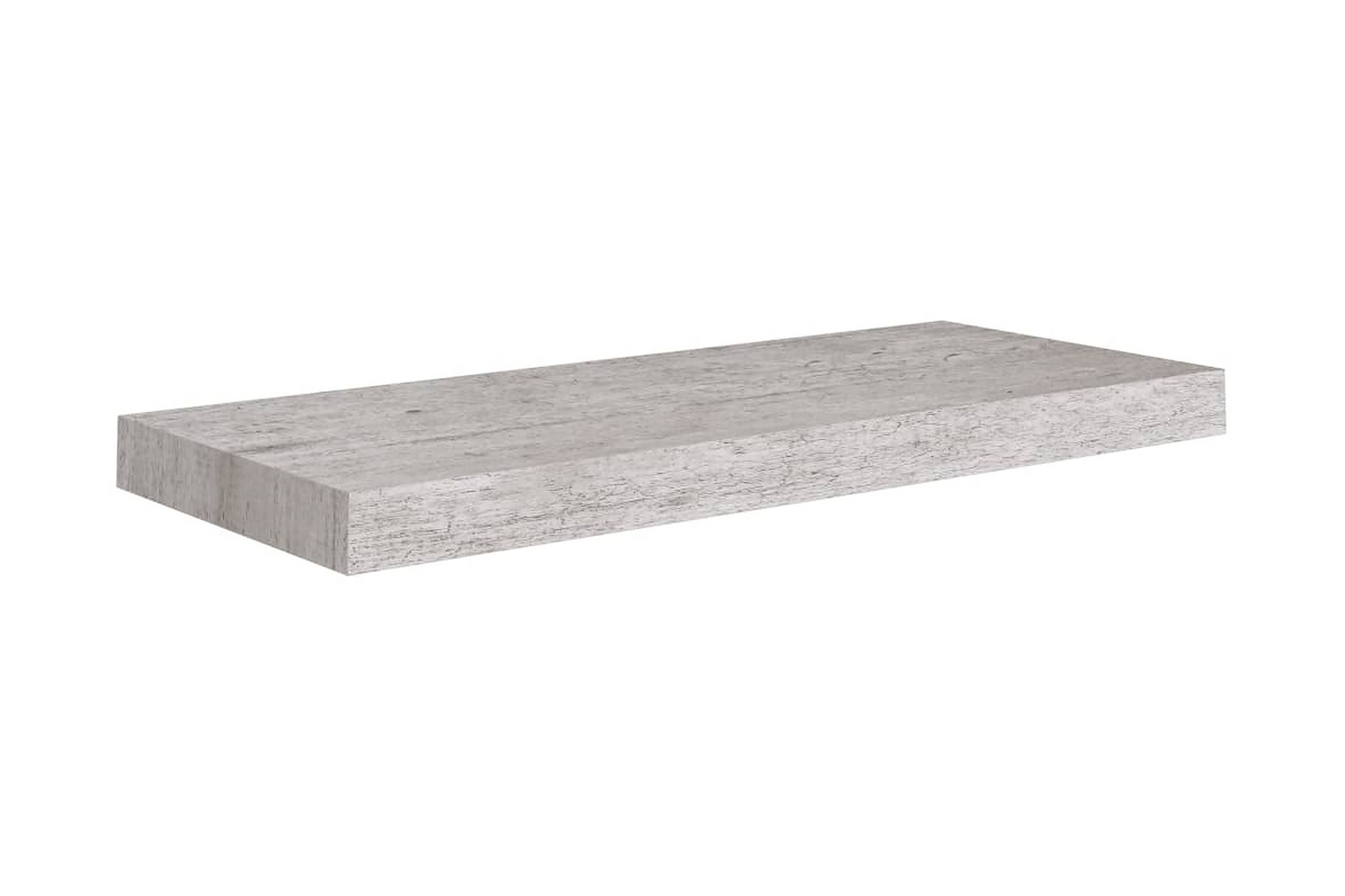 Svävande vägghyllor 4 st betonggrå 60×23,5×3,8 cm MDF – Betonggrå