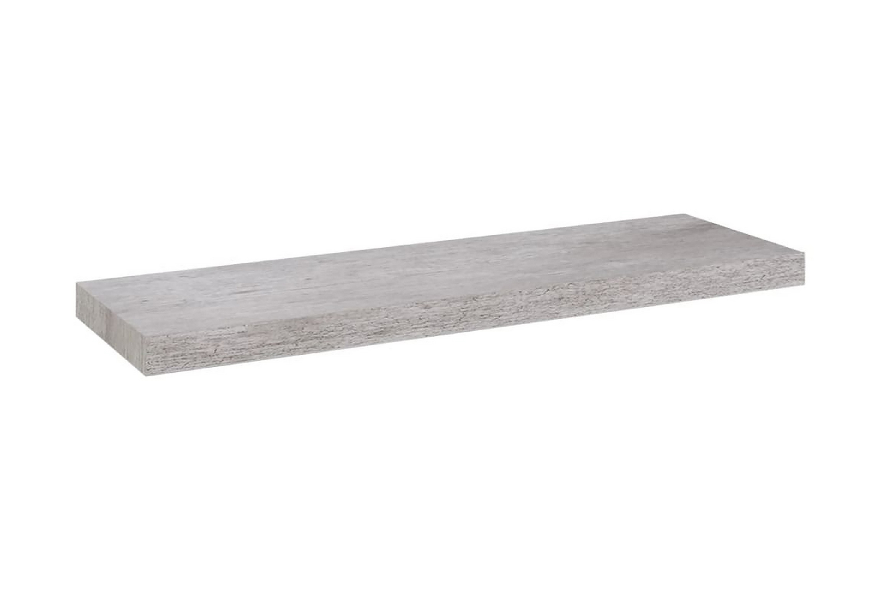 Svävande vägghyllor 4 st betonggrå 80×23,5×3,8 cm MDF – Betonggrå