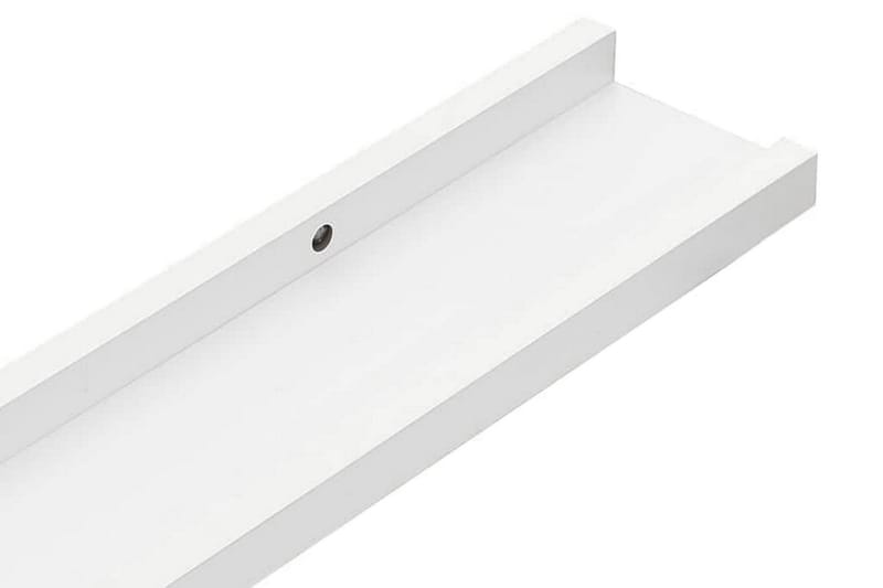 Vägghyllor 4 st vit 60x9x3 cm - Vit - Förvaring - Köksförvaring - Kökshylla