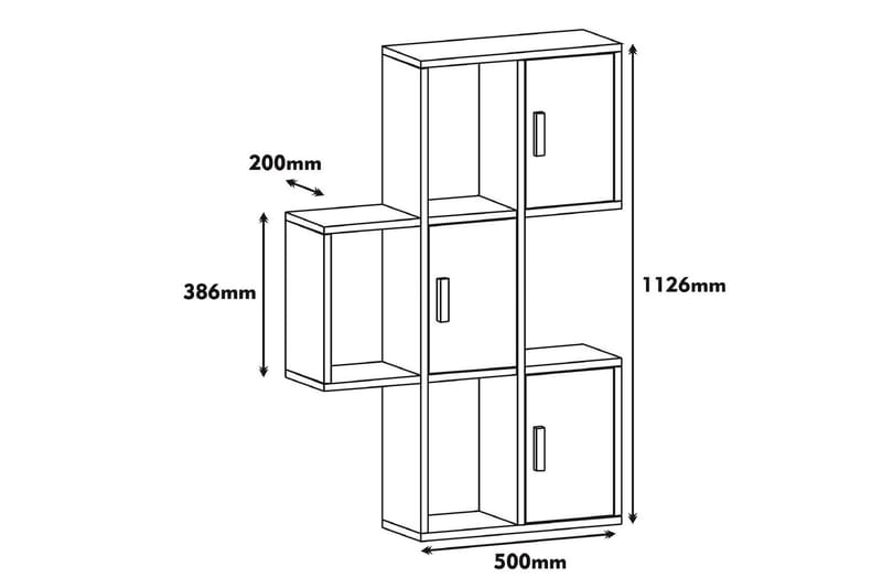 VARRED Vägghylla 75 cm Brun - Förvaring - Köksförvaring - Kökshylla