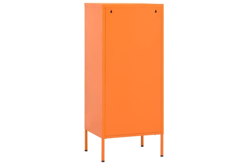 Förvaringsskåp orange 80x35x101,5 cm stål - Orange - Förvaring - Skåp