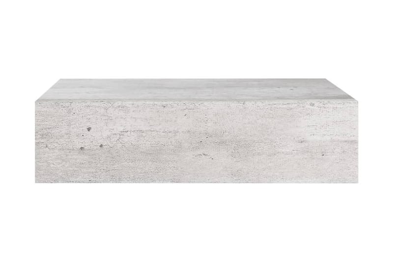 Väggmonterad låda betonggrå 40x23,5x10 cm MDF - Betonggrå - Förvaring - Småförvaring - Förvaringslådor