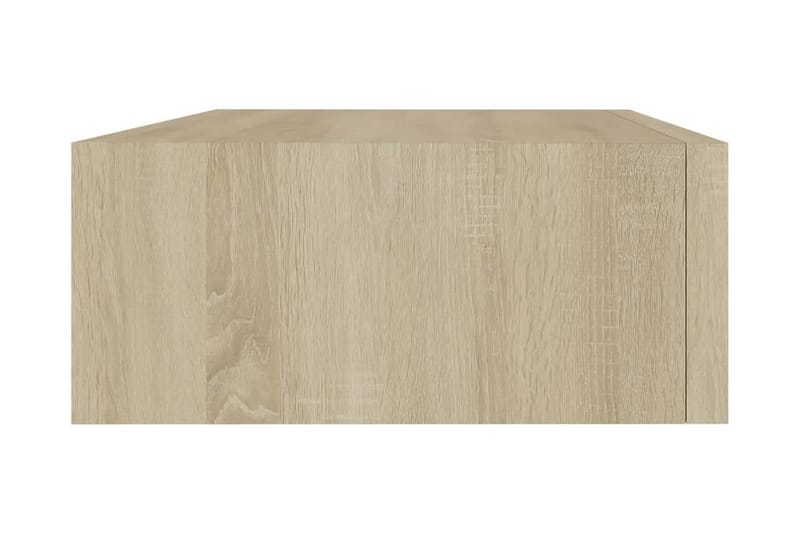 Väggmonterad låda ek 40x23,5x10 cm MDF - Brun - Förvaring - Småförvaring - Förvaringslådor