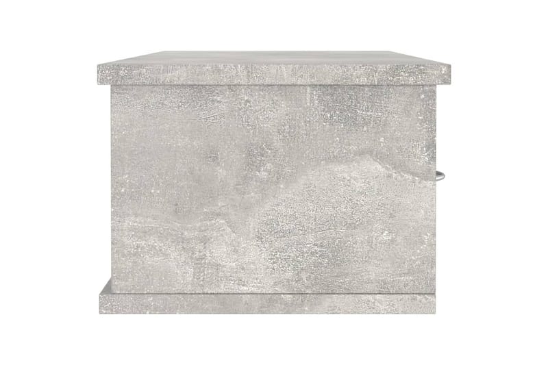 Väggmonterade lådor betonggrå 88x26x18,5 cm spånskiva - Betonggrå - Förvaring - Småförvaring - Förvaringslådor