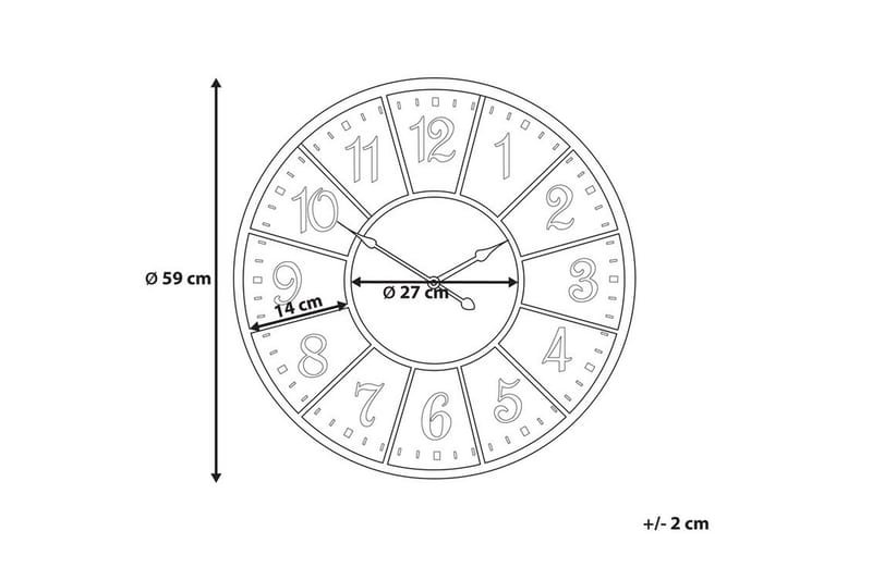 BOSWIL Väggklocka 59 cm - Inredning & dekor - Dekor & inredningsdetaljer