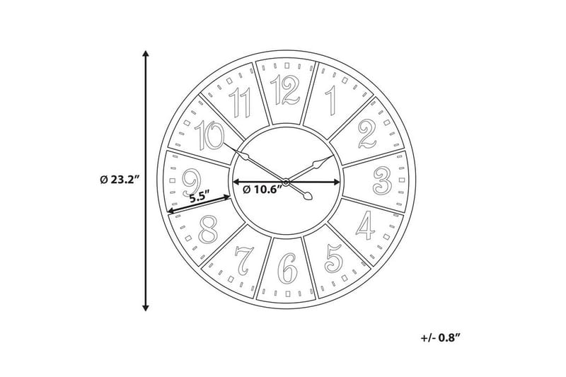 BOSWIL Väggklocka 59 cm - Inredning & dekor - Dekor & inredningsdetaljer