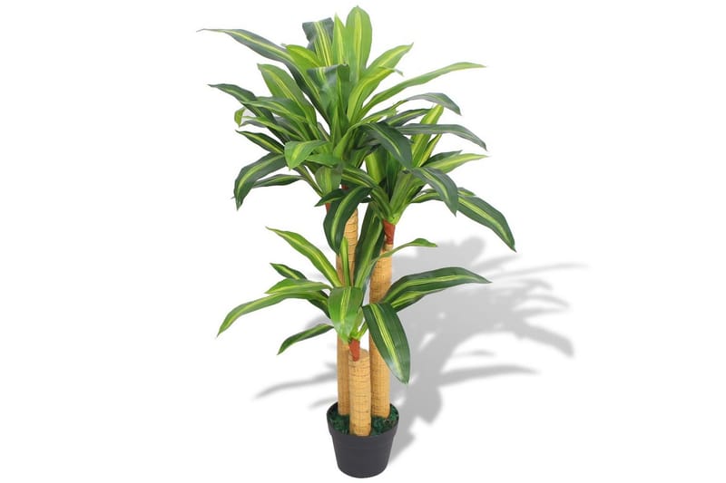 Konstväxt Dracena med kruka 100 cm grön - Grön - Inredning & dekor - Dekor & inredningsdetaljer - Konstgjorda växter