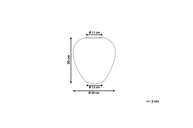 NIDA Blomvas 30 cm - Inredning & dekor - Dekor & inredningsdetaljer