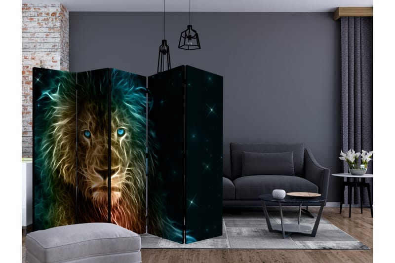 ABSTRACT LION Rumsavdelare 225x172 cm - Artgeist sp. z o. o. - Inredning & dekor - Dekor & inredningsdetaljer - Rumsavdelare