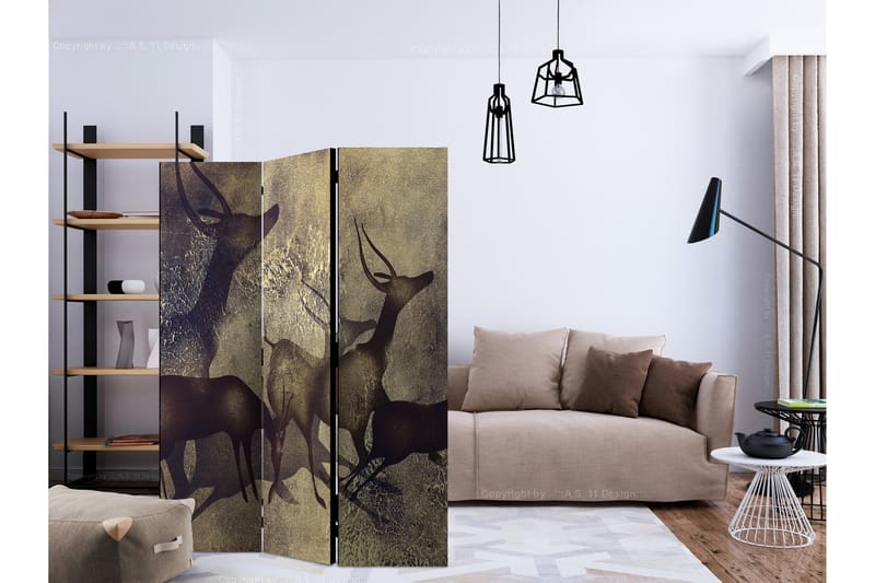 ANTELOPES Rumsavdelare 135x172 cm - Artgeist sp. z o. o. - Inredning & dekor - Dekor & inredningsdetaljer - Rumsavdelare