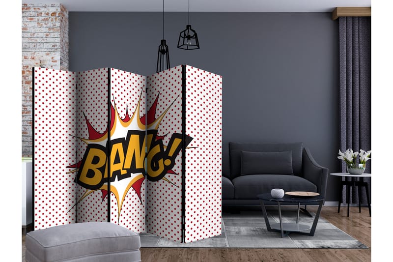 BANG! Rumsavdelare 225x172 cm - Artgeist sp. z o. o. - Inredning & dekor - Dekor & inredningsdetaljer - Rumsavdelare