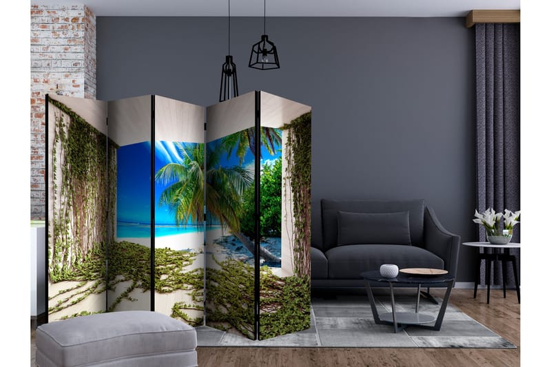 BEACH AND IVY Rumsavdelare 225x172 cm - Artgeist sp. z o. o. - Inredning & dekor - Dekor & inredningsdetaljer - Rumsavdelare