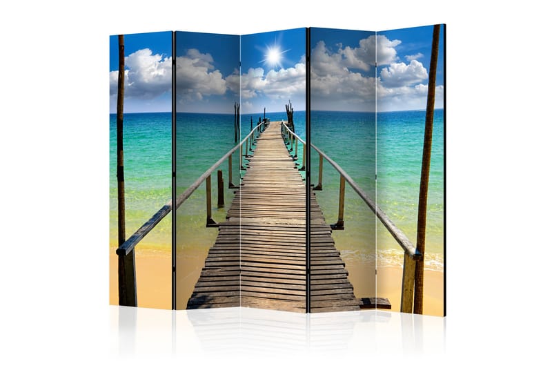 BEACH SUN BRIDGE Rumsavdelare 225x172 cm - Artgeist sp. z o. o. - Inredning & dekor - Dekor & inredningsdetaljer - Rumsavdelare