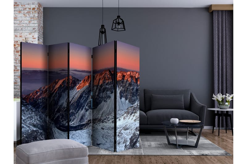 BEAUTIFUL SUNRISE ROCKY MOUNTAINS Rumsavdelare 225x172 cm - Artgeist sp. z o. o. - Inredning & dekor - Dekor & inredningsdetaljer - Rumsavdelare