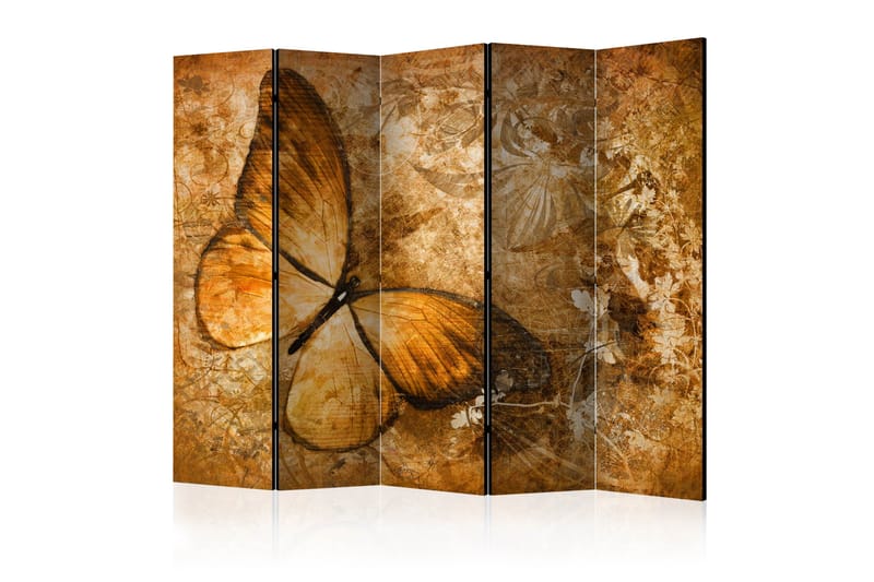 BUTTERFLY SEPIA Rumsavdelare 225x172 cm - Artgeist sp. z o. o. - Inredning & dekor - Dekor & inredningsdetaljer - Rumsavdelare