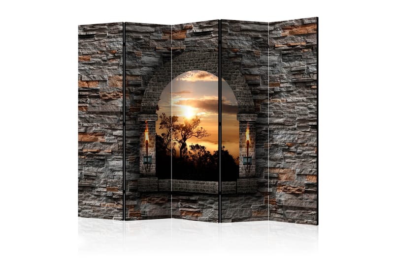 CASTLE WINDOW Rumsavdelare 225x172 cm - Artgeist sp. z o. o. - Inredning & dekor - Dekor & inredningsdetaljer - Rumsavdelare