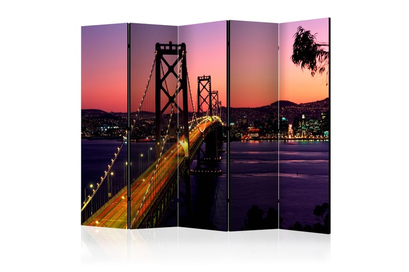 CHARMING EVENING IN SAN FRANCISCO Rumsavdelare 225x172 cm - Artgeist sp. z o. o. - Inredning & dekor - Dekor & inredningsdetaljer - Rumsavdelare