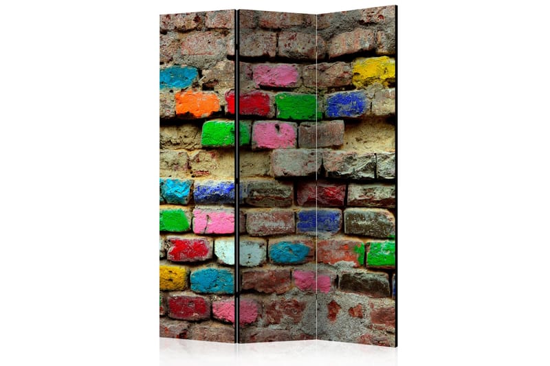 COLOURFUL BRICKS Rumsavdelare 135x172 cm - Artgeist sp. z o. o. - Inredning & dekor - Dekor & inredningsdetaljer - Rumsavdelare