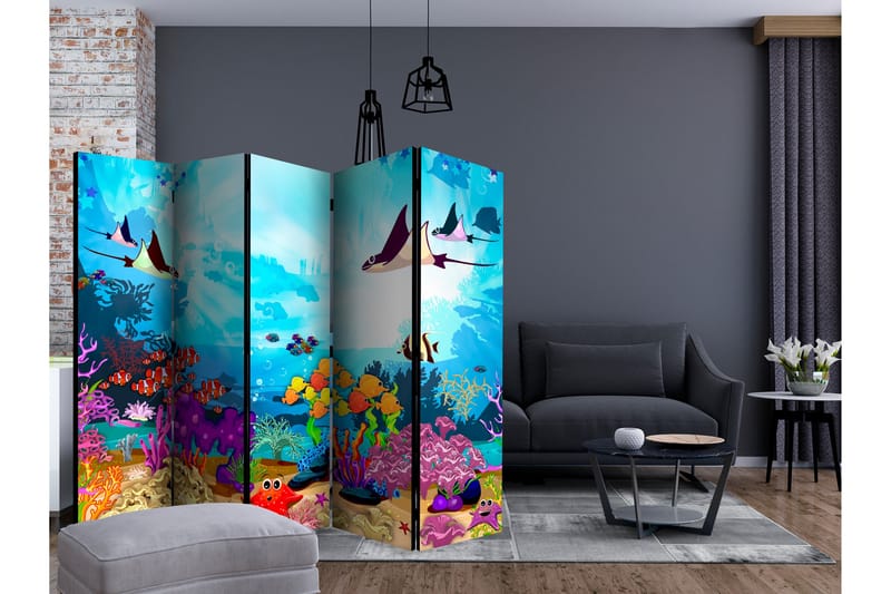 COLOURFUL FISH Rumsavdelare 225x172 cm - Artgeist sp. z o. o. - Inredning & dekor - Dekor & inredningsdetaljer - Rumsavdelare