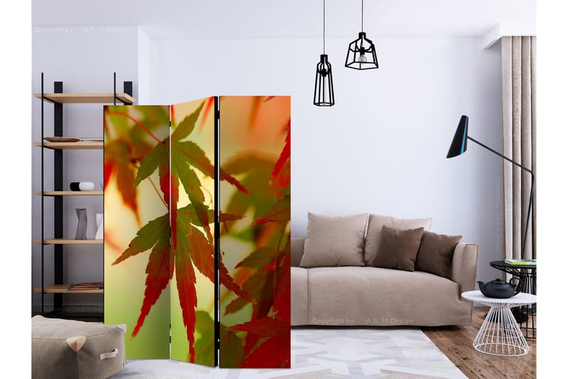 COLOURFUL LEAVES Rumsavdelare 135x172 cm - Artgeist sp. z o. o. - Inredning & dekor - Dekor & inredningsdetaljer - Rumsavdelare