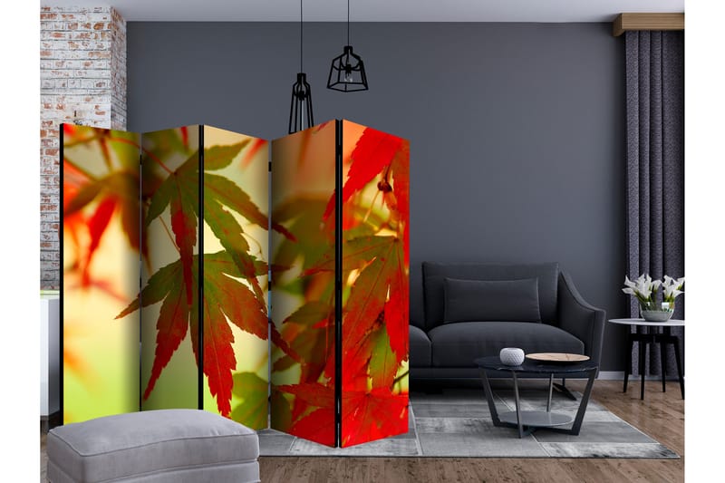 COLOURFUL LEAVES Rumsavdelare 225x172 cm - Artgeist sp. z o. o. - Inredning & dekor - Dekor & inredningsdetaljer - Rumsavdelare