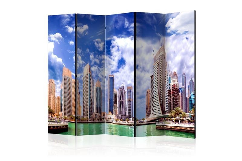 CUMULUS OVER DUBAI Rumsavdelare 225x172 cm - Artgeist sp. z o. o. - Inredning & dekor - Dekor & inredningsdetaljer - Rumsavdelare