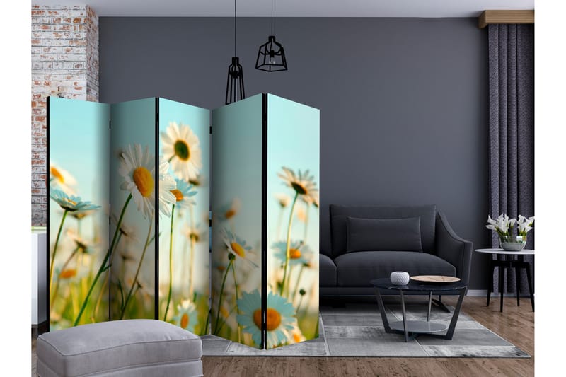 DAISIES SPRING MEADOW Rumsavdelare 225x172 cm - Artgeist sp. z o. o. - Inredning & dekor - Dekor & inredningsdetaljer - Rumsavdelare