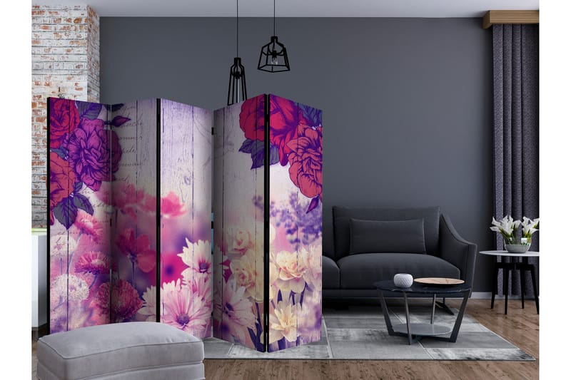 FLOWERS MEMORIES Rumsavdelare 225x172 cm - Artgeist sp. z o. o. - Inredning & dekor - Dekor & inredningsdetaljer - Rumsavdelare