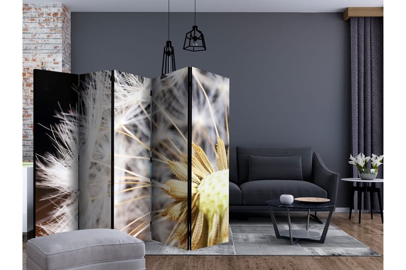 FLUFFY DANDELION Rumsavdelare 225x172 cm - Artgeist sp. z o. o. - Inredning & dekor - Dekor & inredningsdetaljer - Rumsavdelare