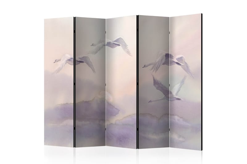 FLYING SWANS Rumsavdelare 225x172 cm - Artgeist sp. z o. o. - Inredning & dekor - Dekor & inredningsdetaljer - Rumsavdelare