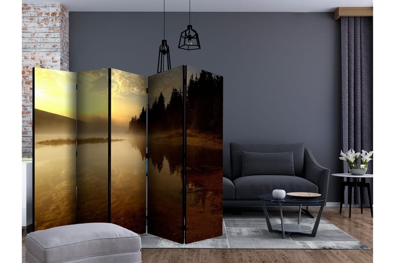 FOREST AND LAKE Rumsavdelare 225x172 cm - Artgeist sp. z o. o. - Inredning & dekor - Dekor & inredningsdetaljer - Rumsavdelare